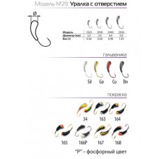 Мормышки вольфрамовые SPIDER уралка с отверстием в Москве купить