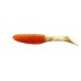 Виброхвост MANNS Flipper оранжевый с белым хвостом в Москве купить