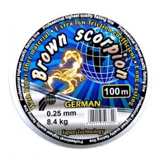Леска GERMAN Brown Scorpion 100 м в Москве купить
