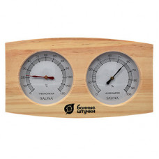 Термометр с гигрометром для бани и сауны Банная станция 18024 в Москве