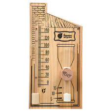 Термометр для бани и сауны Банные штучки с песочными часами 18036 в Москве