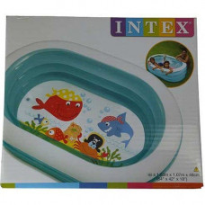 Бассейн надувной детский Intex (57482NP) 163х107х46 см в Москве купить