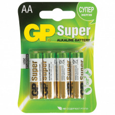 Батарейки алкалиновые GP Super LR06 (AA) 4 шт (4) в Москве купить