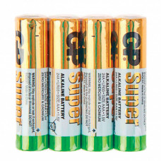 Батарейки алкалиновые GP Super LR03 (AAA) 4 шт 24ARS-2SB4 (5) в Москве купить