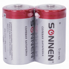 Батарейки солевые Sonnen R20 (D) 2 шт 451100 (6)