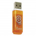 Флешка 8 GB Smartbuy Glossy USB 2.0 (SB8GBGS-Or) в Москве купить
