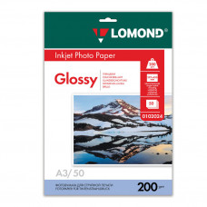 Фотобумага для струйной печати Lomond A3 200 г/м2 50 листов односторонняя глянцевая 0102024 (1) в Москве