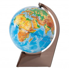 Глобус физический Глобусный Мир d210 мм рельефный 10275 в Москве купить