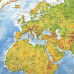Карта мира физическая интерактивная Brauberg 101х66 см 1:29М в тубусе 112378 (3) в Москве купить