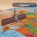Карта России интерактивная Brauberg 101х70 см 1:8,5М в тубусе 112396 (3) в Москве купить