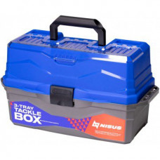 Ящик для снастей Nisus Tackle Box трехполочный синий N-TB-3-B в Москве