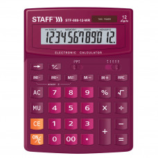 Калькулятор настольный Staff STF-888-12-WR 12 разрядов 250454 (1) в Москве купить