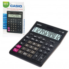 Калькулятор настольный Casio GR-12-W-EP 12 разрядов 250380 (1) в Москве