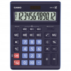 Калькулятор настольный Casio GR-12-BU-W-EP 12 разрядов 250442 в Москве