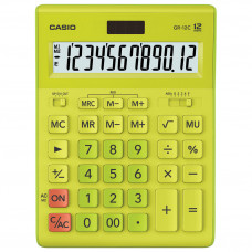 Калькулятор настольный Casio GR-12C-GN-W-EP 12 разрядов 250443 (1) в Москве