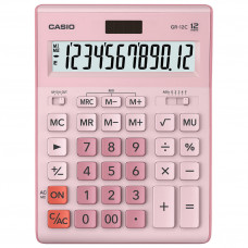 Калькулятор настольный Casio GR-12C-PK-W-EP 12 разрядов 250446 в Москве