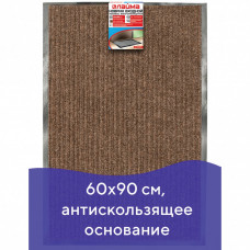 Коврик грязезащитный Лайма 60х90 см коричневый 602868 (2) в Москве