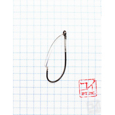Крючок Koi Weedless Single Hook № 1 , BN, незацепляйка (10 шт.) KH5241-1BN в Москве