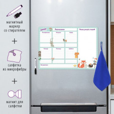 Планинг на холодильник магнитный Расписание 42х30 см 237851 (2) в Москве