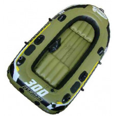 Лодка надувная Fishman 300 SET (весла+насос) JL007208-1N в Москве купить
