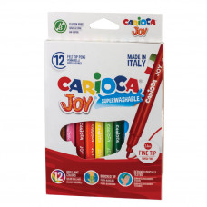 Фломастеры суперсмываемые Carioca Joy 12 цветов 40614/150107 (6)