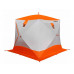 Зимняя палатка куб Пингвин Призма Премиум Strong (белый/оранжевый) в Москве купить
