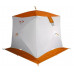 Зимняя палатка куб Пингвин Призма (белый/оранжевый) в Москве купить