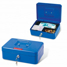 Ящик для денег Brauberg 90х180х250 мм, синий 290335 в Москве
