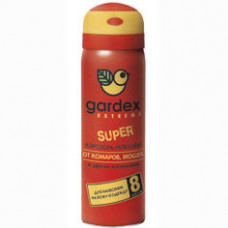 Аэрозоль Gardex Extreme Super от комаров, мошек и слепней 80мл (0140)