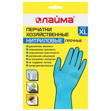 Перчатки нитриловые многоразовые гипоаллергенные Лайма размер XL 605000 (12) в Москве