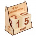 Календарь деревянный Банные Штучки Банный День липа 32314 в Москве купить