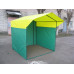Палатка торговая Митек Домик 1,5х1,5 (разборная) (2 места) (зеленый/желтый) в Москве купить