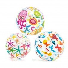 Мяч надувной детский от 3 лет Intex 59040 дизайн в ассортименте в Москве купить