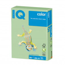 Бумага цветная для принтера IQ Color А3, 160 г/м2, 250 листов, зеленая, MG28 в Москве