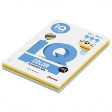 Бумага цветная для принтера IQ Color А4 160 г/м2 100 листов 5 цветов RB02/110852 (3)