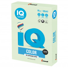 Бумага цветная для принтера IQ Color А3, 80 г/м2, 500 листов, светло-зеленая, GN27 в Москве