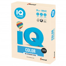 Бумага цветная для принтера IQ Color А3, 80 г/м2, 500 листов, кремовая, CR20 в Москве