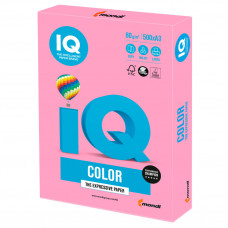 Бумага цветная для принтера IQ Color А3, 80 г/м2, 500 листов, розовая, PI25 в Москве купить