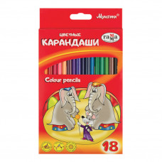 Карандаши цветные трехгранные Гамма Мультики 18 цветов 050918_08 в Москве купить